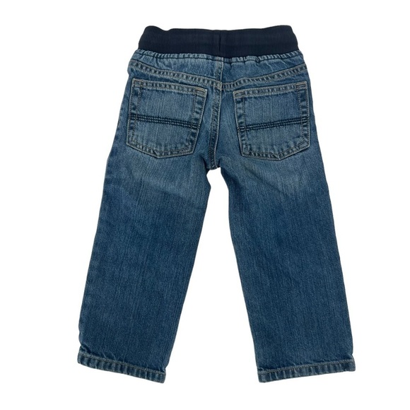 Gymboree Straight Leg Elastic Adjustable Waist Jeans Size 2T Kid’s - Picture 3 of 4